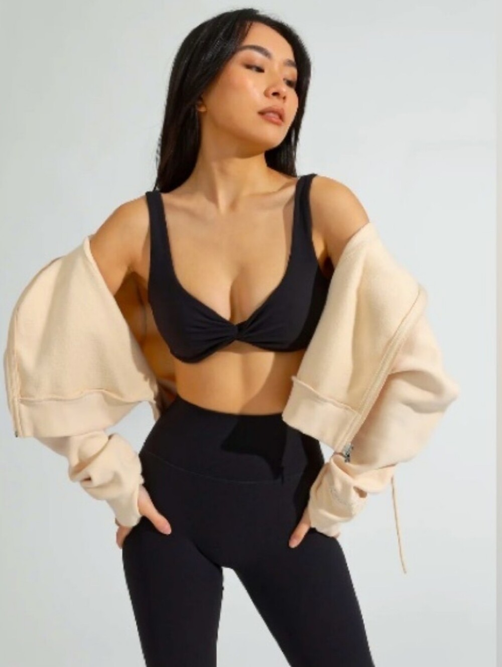 Buffbunny Twisted Sports Bra Black S